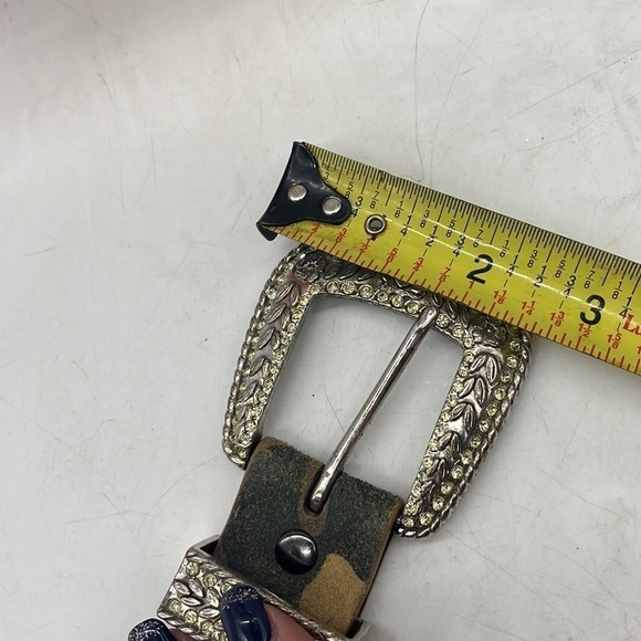 Ariat Camo Sparkly Studded Bling Belt Size 30/75 main image 10